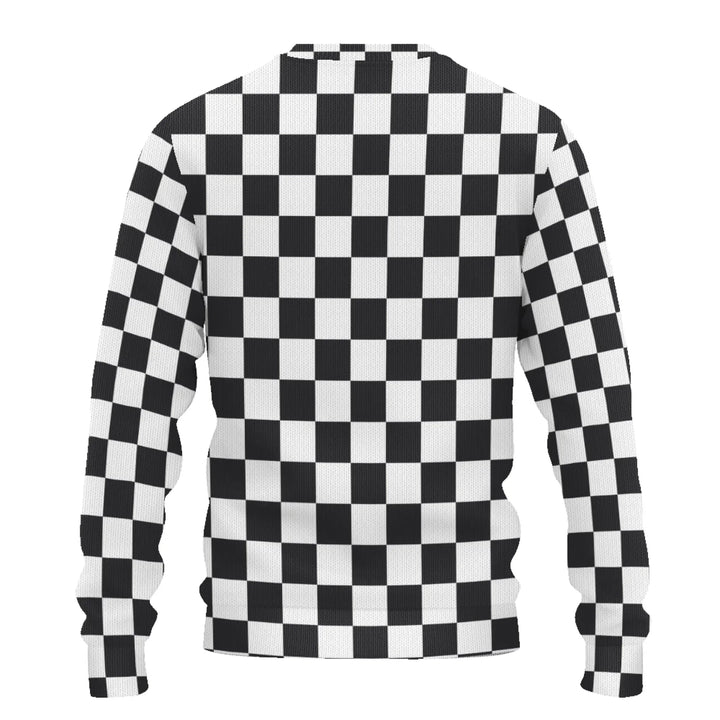 Custom Retro Groovy Knit Sweater and Cardigan in multiple sizes for adults, kids, and babies – personalized knitwear design-ARTFULANE