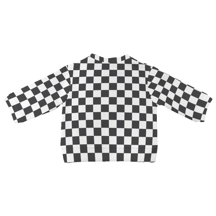 Custom Retro Groovy Knit Sweater and Cardigan in multiple sizes for adults, kids, and babies – personalized knitwear design-ARTFULANE