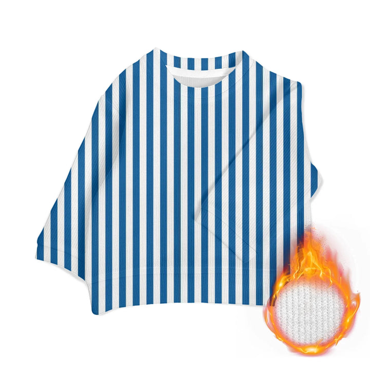 Custom Blue Toile Baby Wool Sweater - ARTFULANE