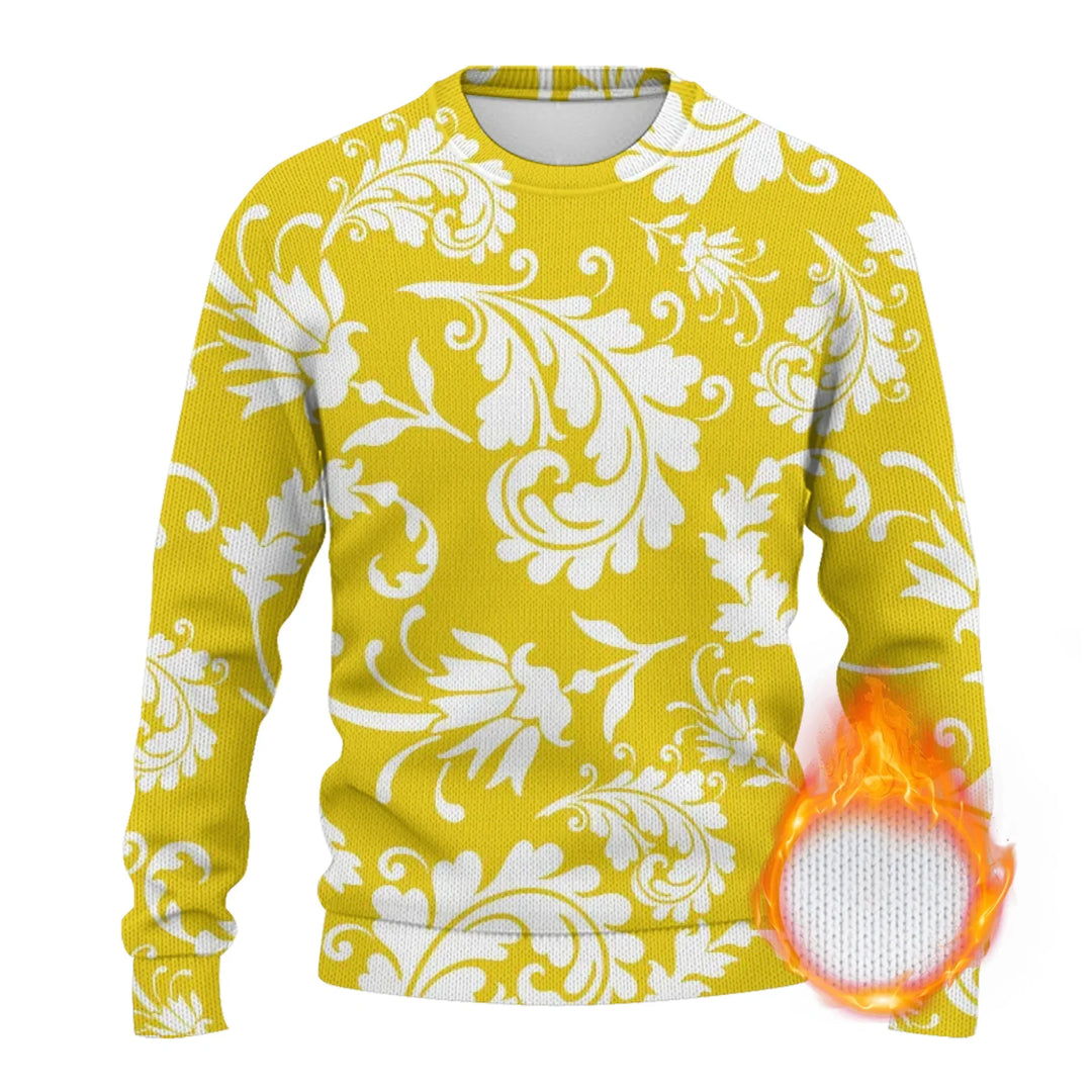 Custom Tartan Plaid Wool Sweater - ARTFULANE