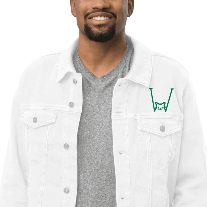 Chaqueta personalizada con inicial de gato bordada