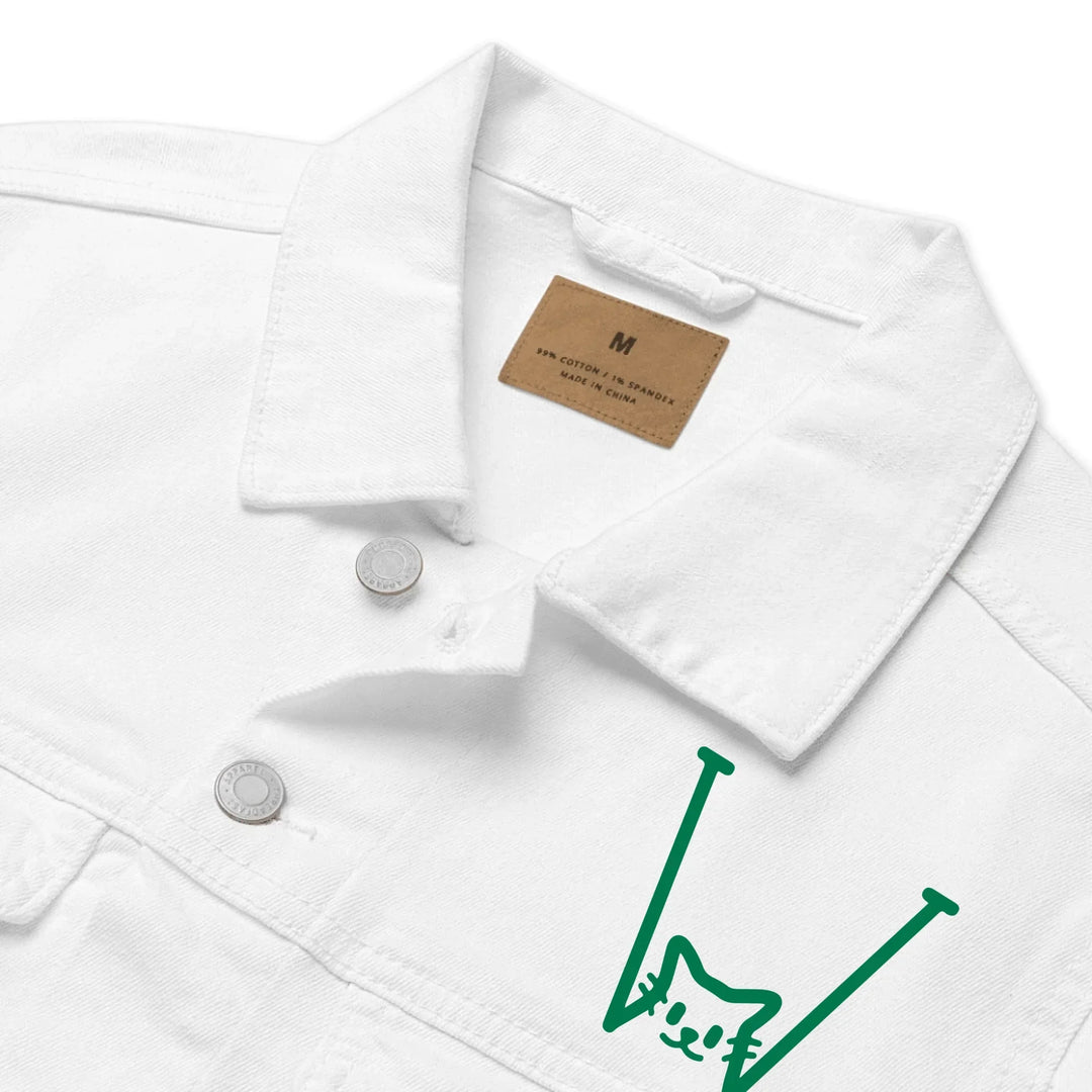 Chaqueta personalizada con inicial de gato bordada