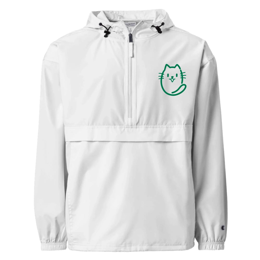 Chaqueta personalizada con inicial de gato bordada