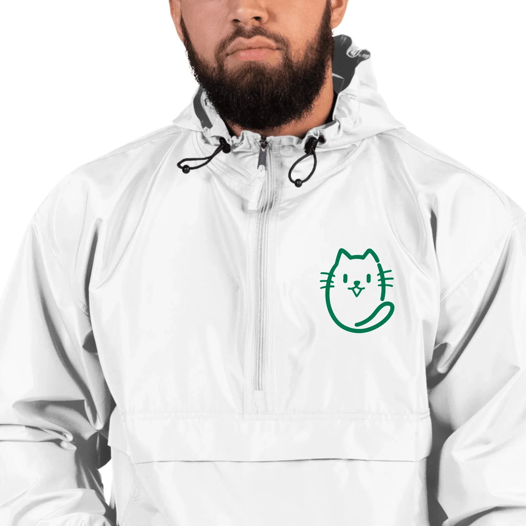 Chaqueta personalizada con inicial de gato bordada