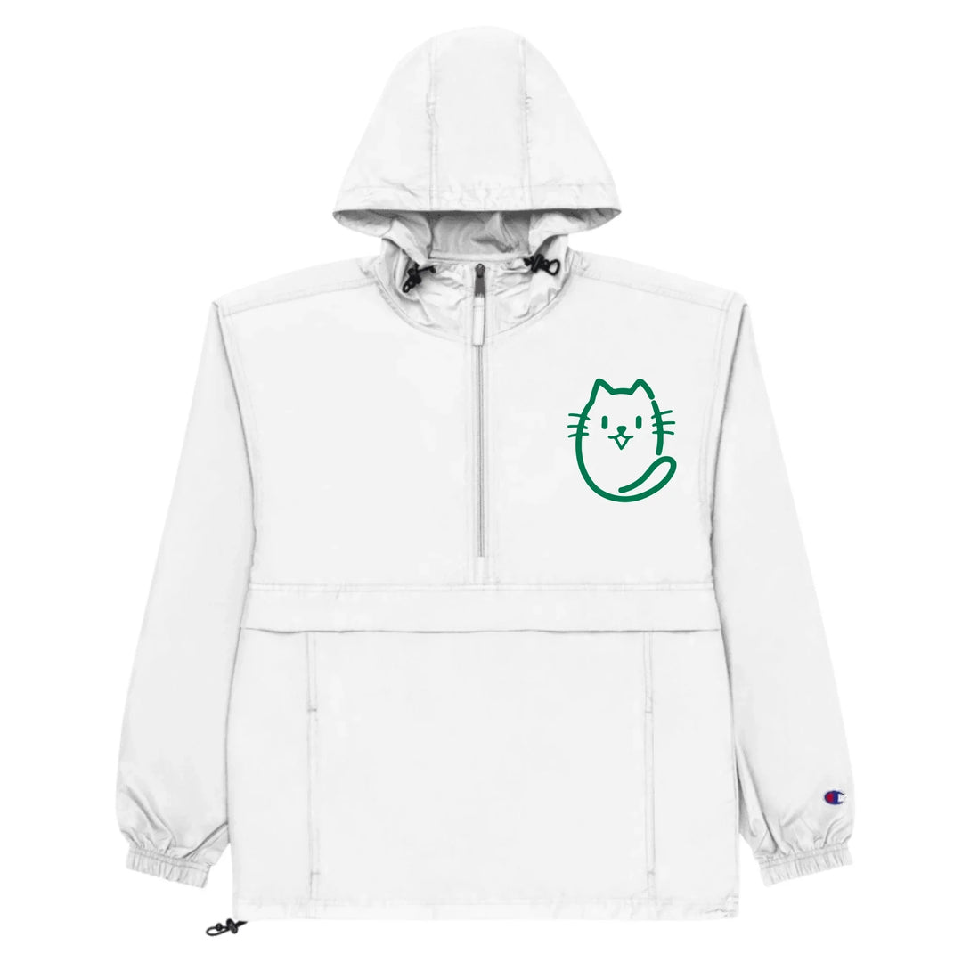 Chaqueta personalizada con inicial de gato bordada