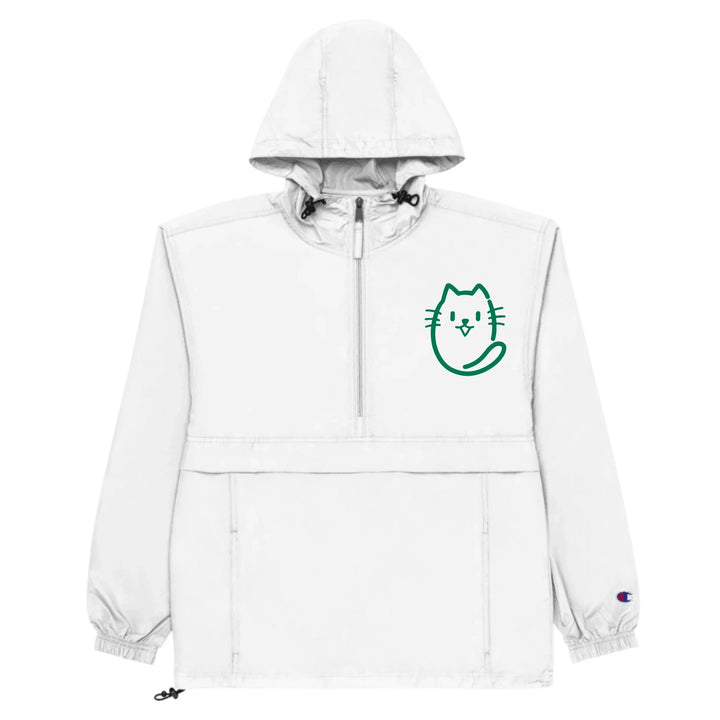 Chaqueta personalizada con inicial de gato bordada