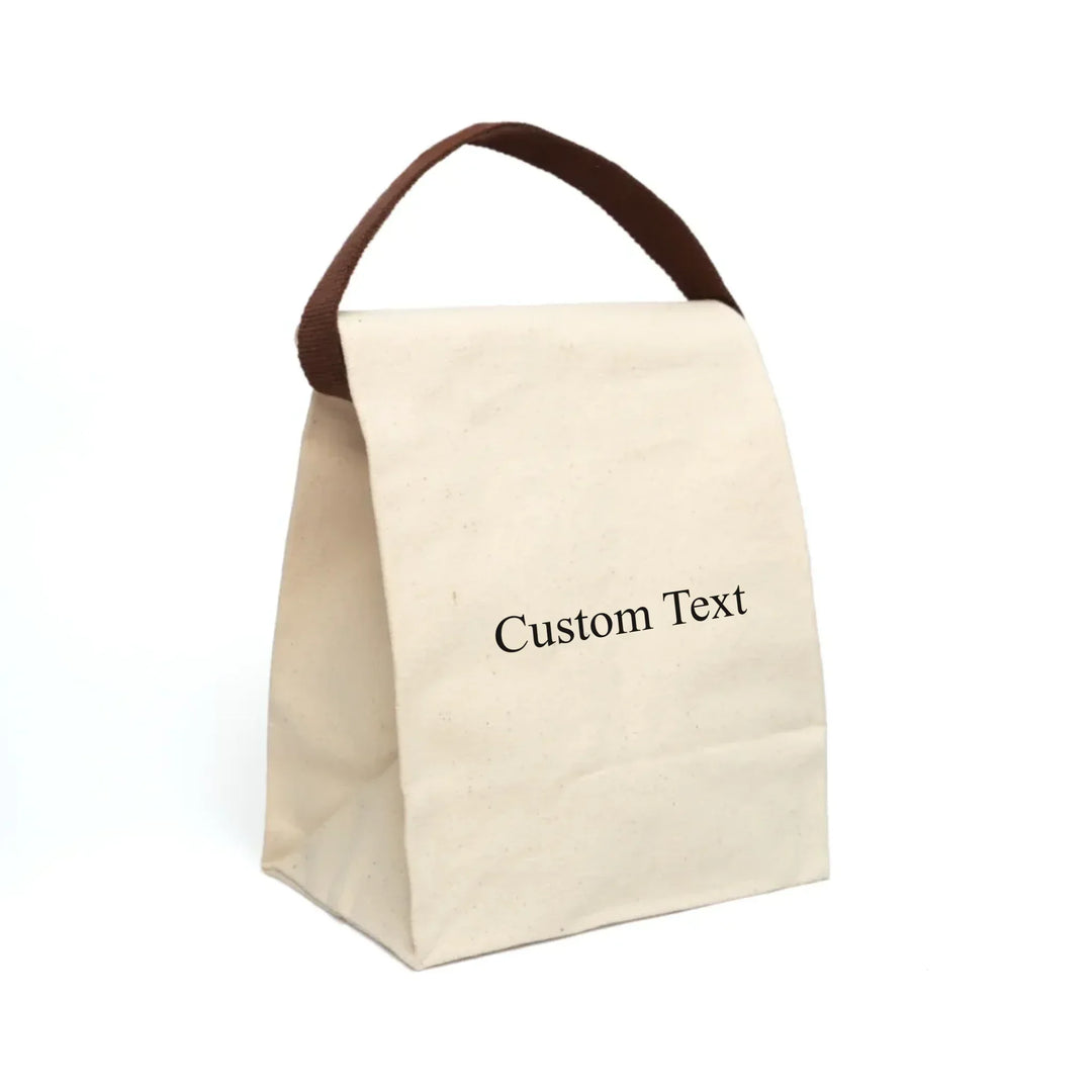 CANVAS LUNCH BAG Front left