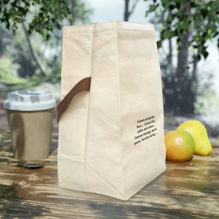 CANVAS LUNCH BAG Context 2
