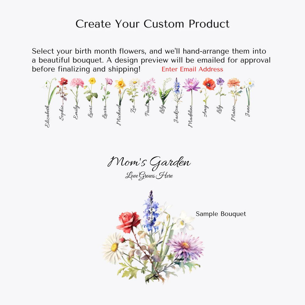 Create-your-own-Custom-Birth-Month-Flower-Bouquet-LED-Make-Up-Box-artfulane