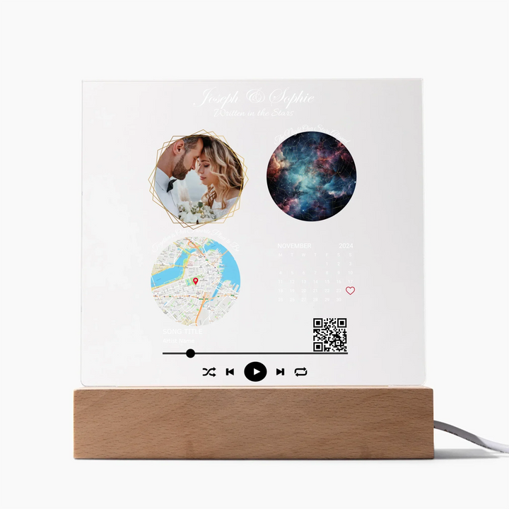 Acrylic Square LED 1