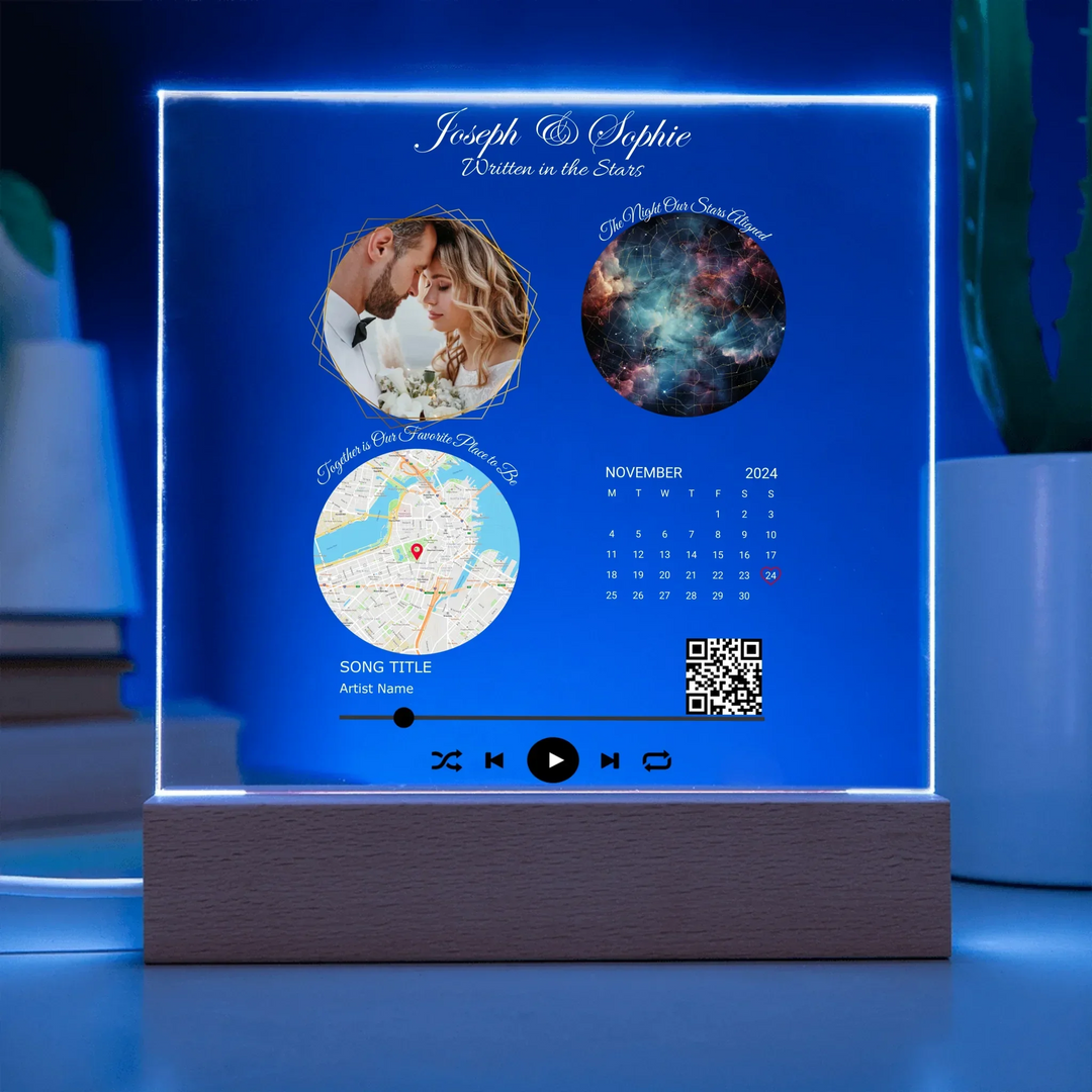 Acrylic Square LED 6