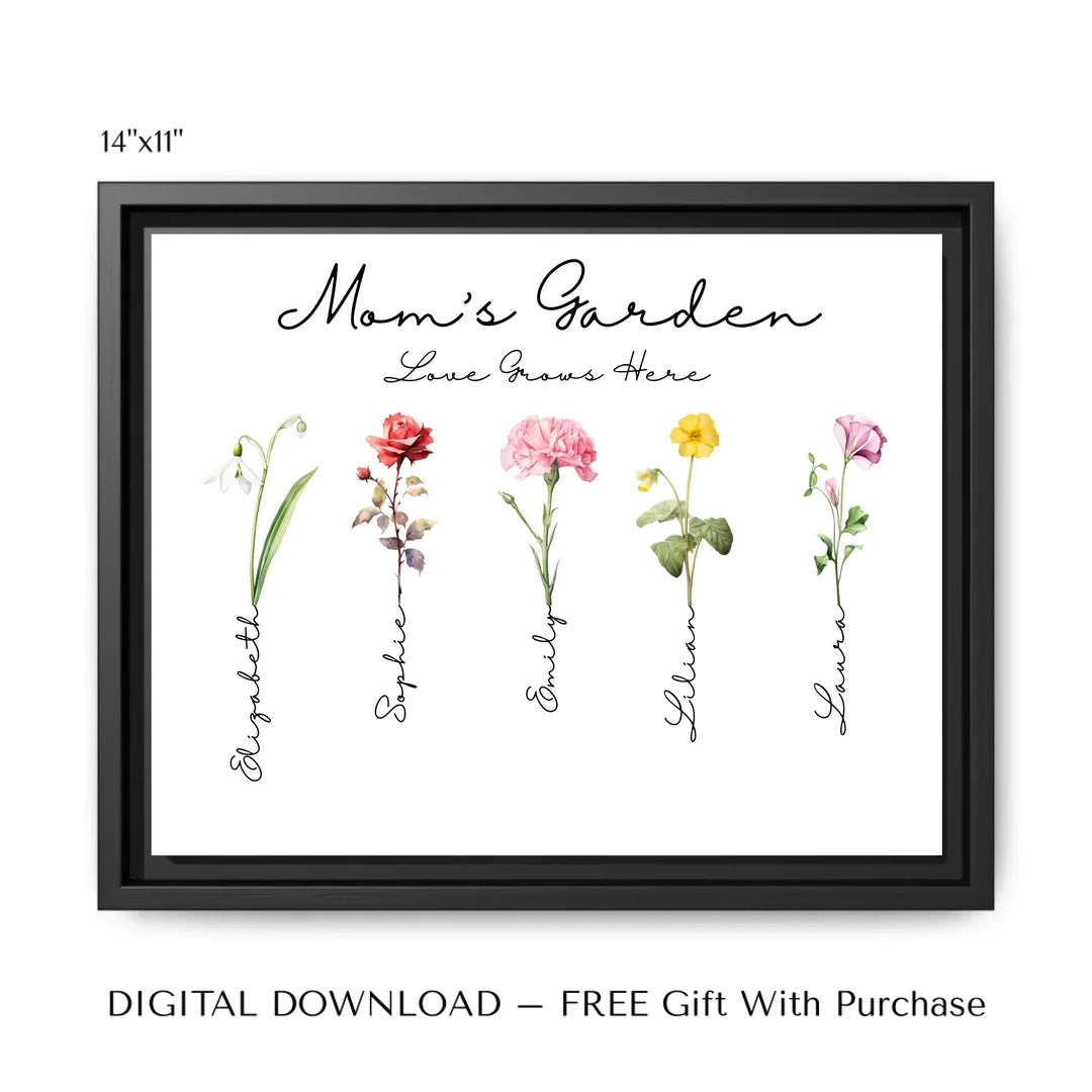 14x11 framed canvas-ARTFULANE