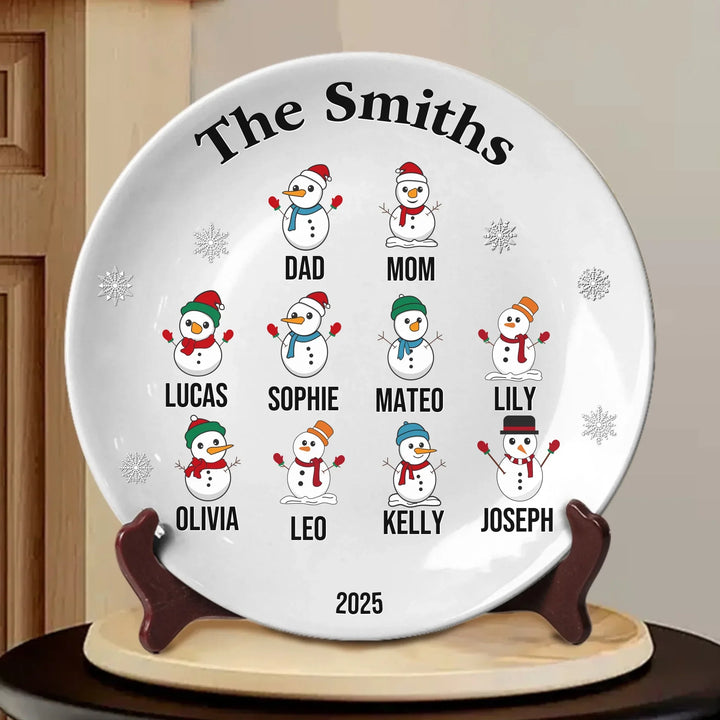 Personalized Wedding Keepsake Plate. Custom Names, Initials, Date & Location. Elegant Line Art Design. Unique Wedding or Anniversary Gift-ARTFULANE