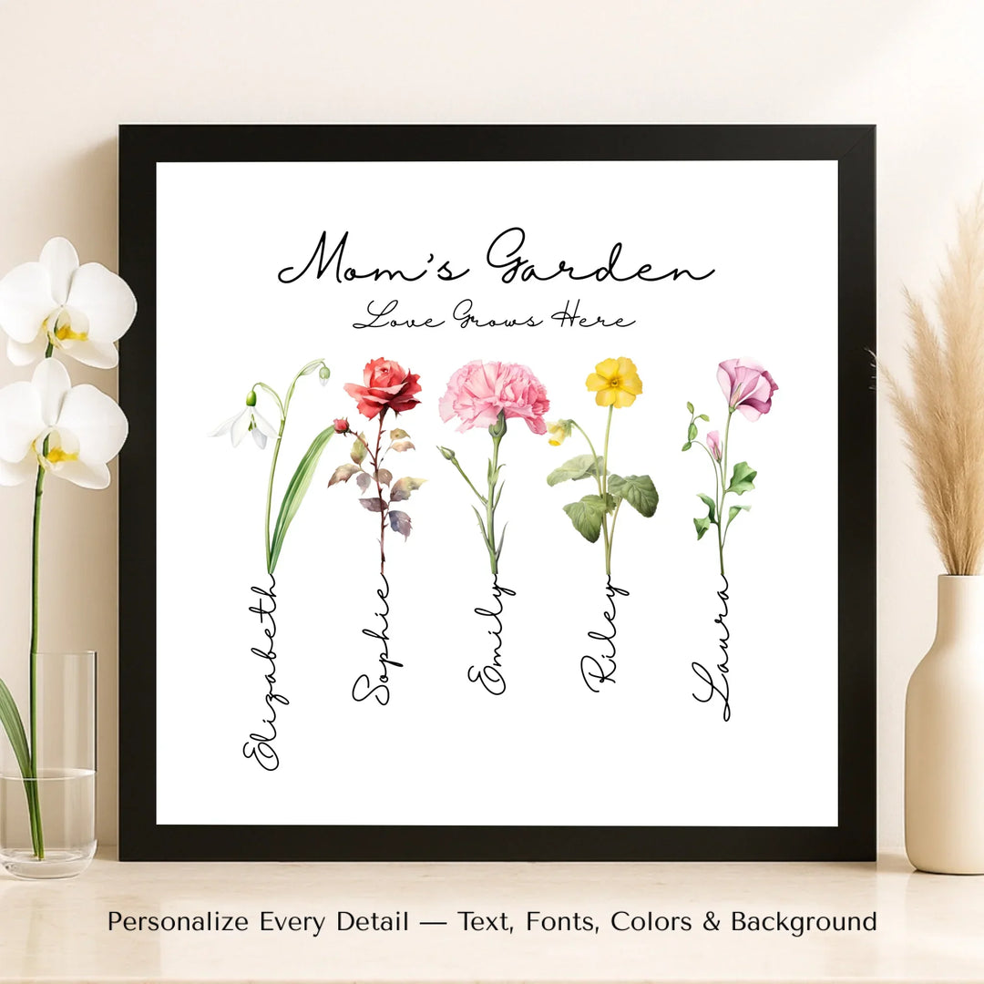 framed canvas on shelf-ARTFULANE