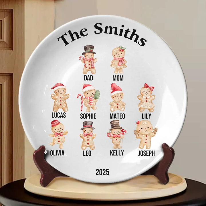 Personalized Wedding Keepsake Plate. Custom Names, Initials, Date & Location. Elegant Line Art Design. Unique Wedding or Anniversary Gift-ARTFULANE