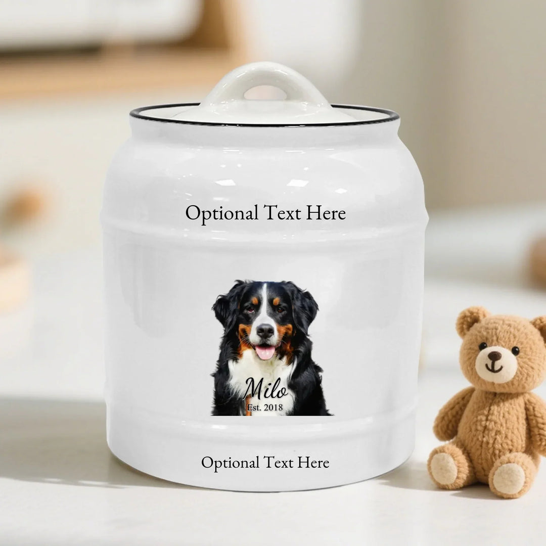 Custom Photo Ceramic Cookie Jar