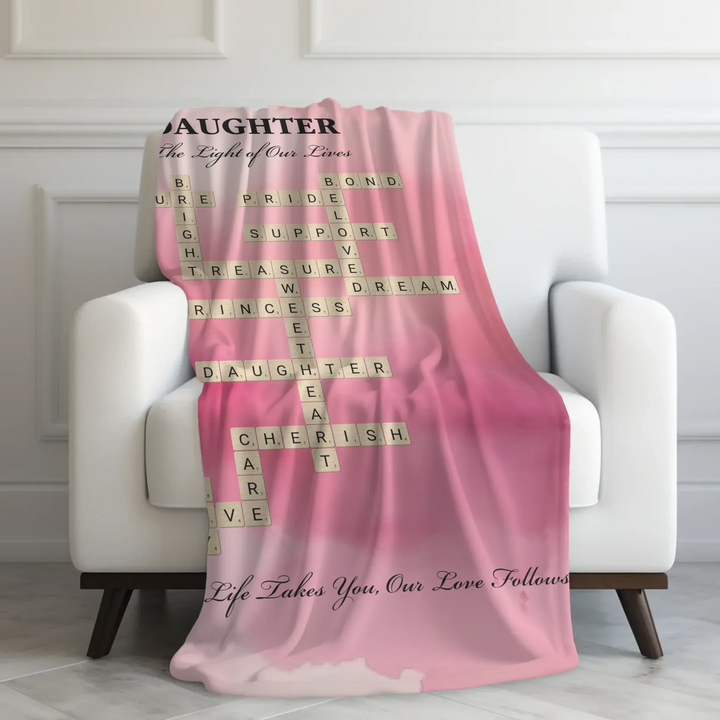 Velveteen Blanket On Couch