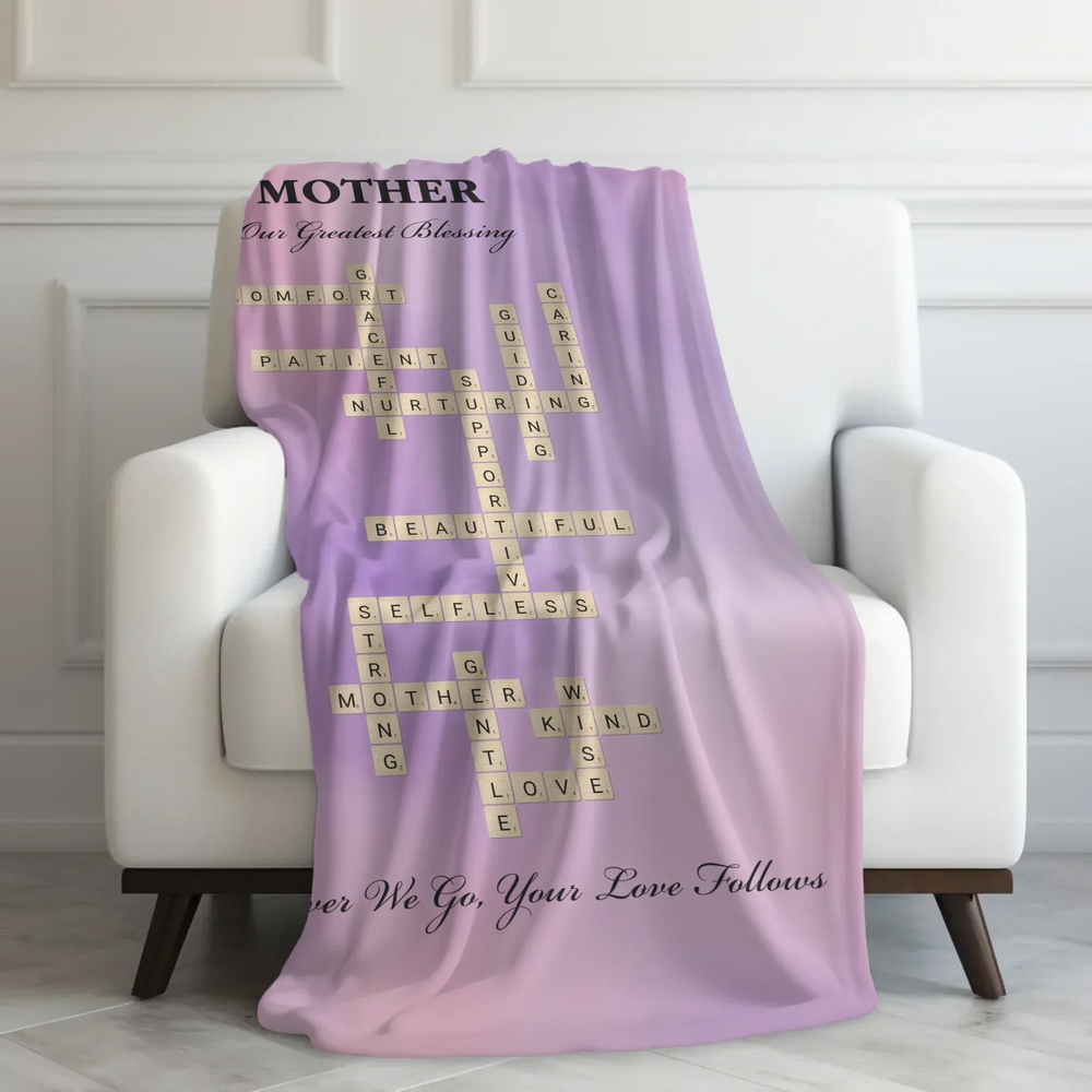 Velveteen Blanket On Couch