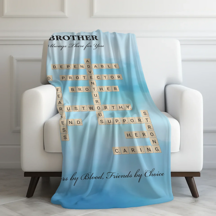 Velveteen Blanket On Couch