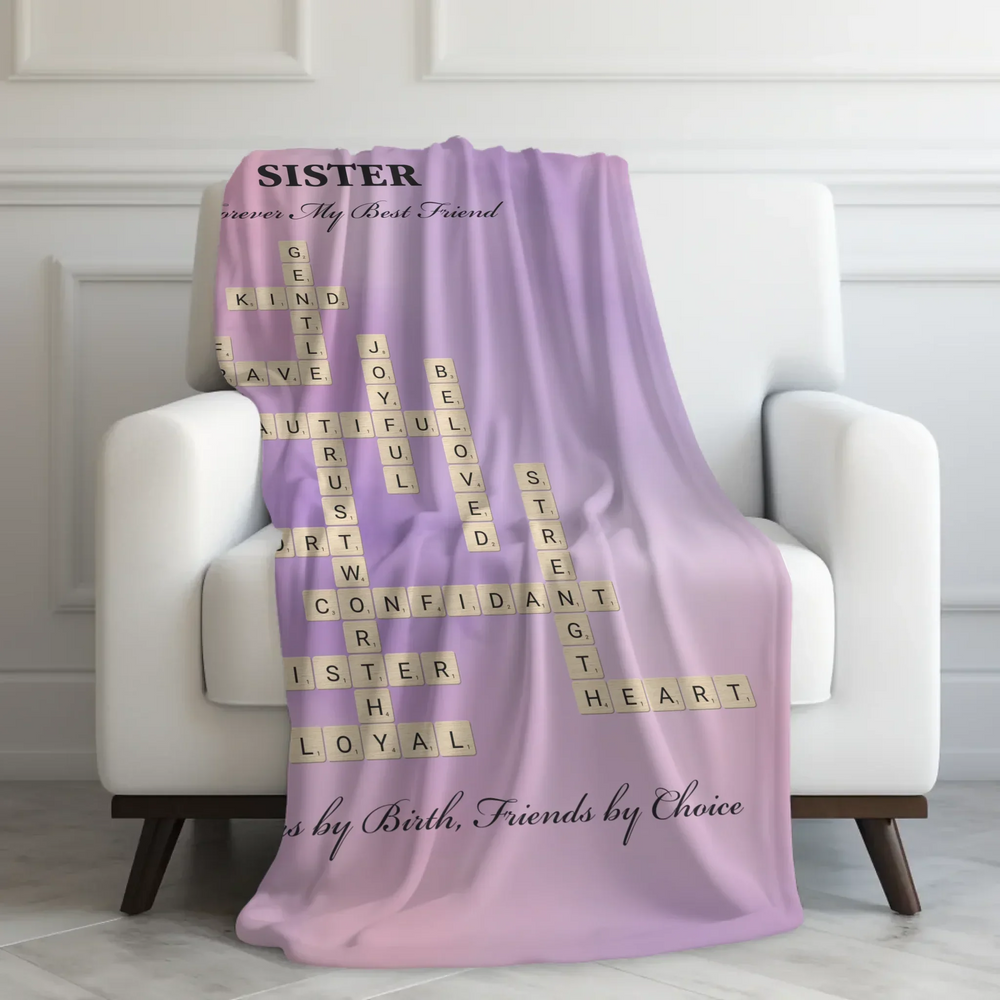 Velveteen Blanket On Couch