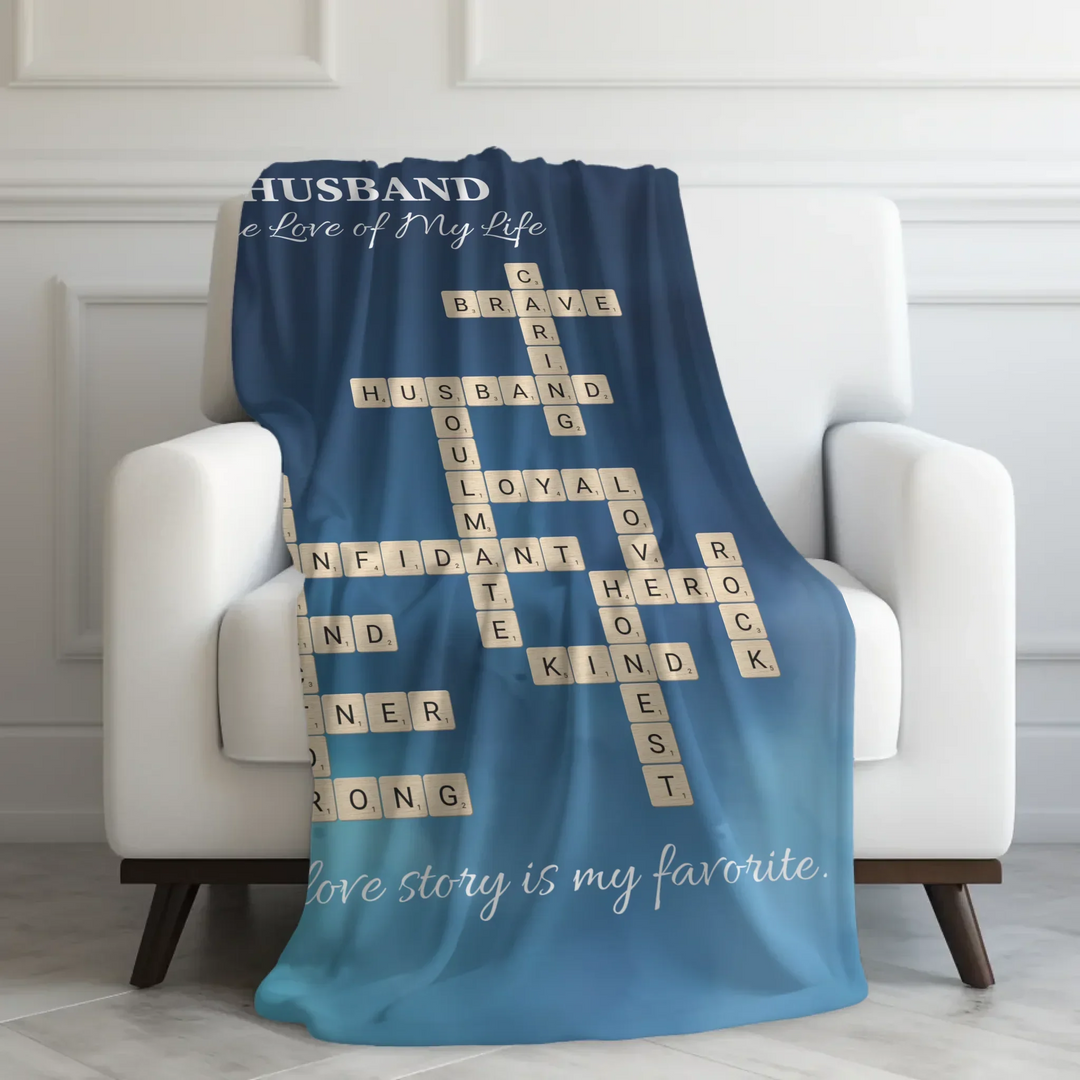 Velveteen Blanket On Couch