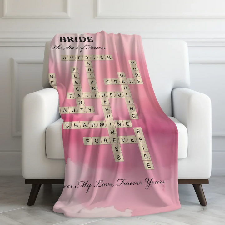 Velveteen Blanket On Couch