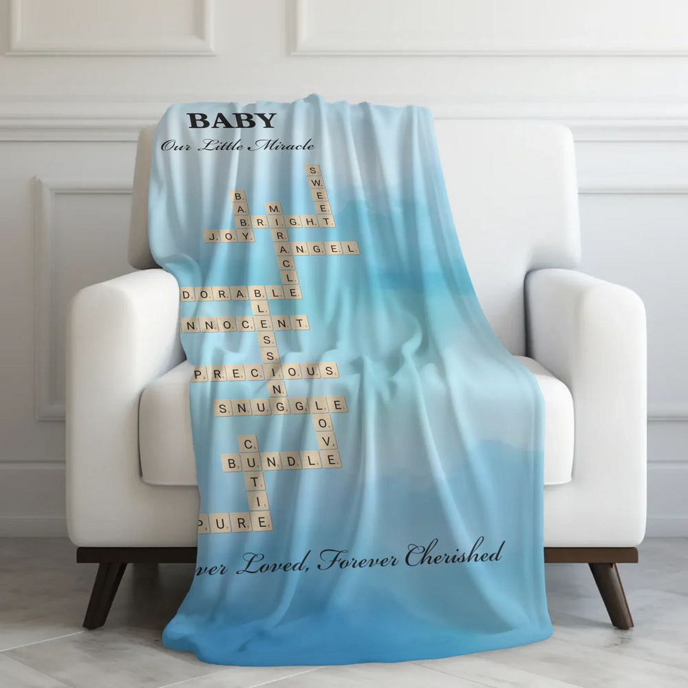 Velveteen Blanket On Couch