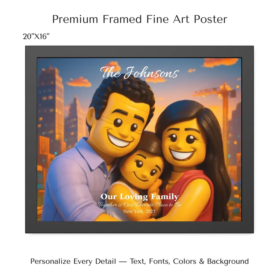 Personalized star map wall art with customizable background, title, names, date, location, and coordinates - 20x16 framed poster-ARTFULANE