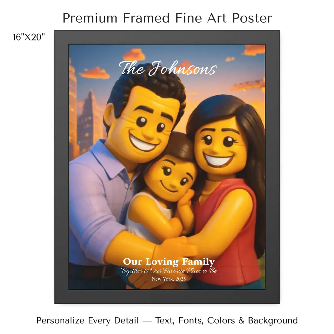 Personalized star map wall art with customizable background, title, names, date, location, and coordinates - 16x20 framed poster-ARTFULANE