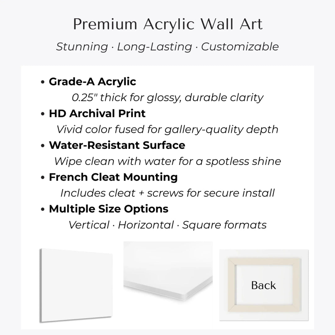 Premium Acrylic Wall Art features-ARTFULANE