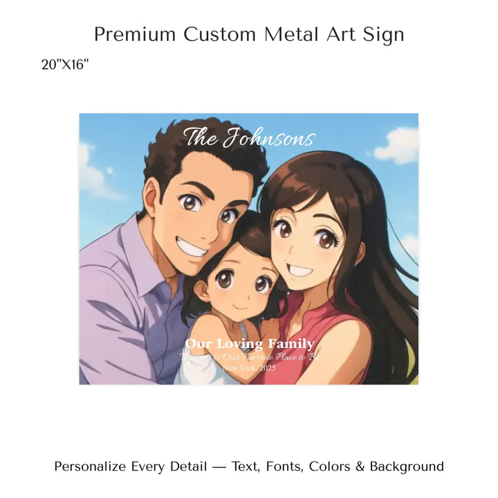 Personalized star map wall art with customizable background, title, names, date, location, and coordinates - 20x16 metal art sign-ARTFULANE