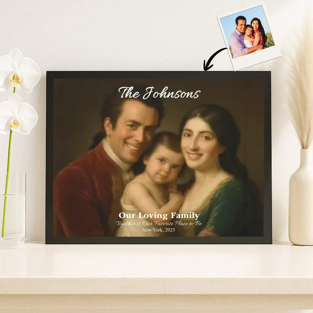 Personalized star map wall art with mountain landscape, custom night sky, constellation lines, and editable names, date, and coordinates -framed canvas on shelf-ARTFULANE