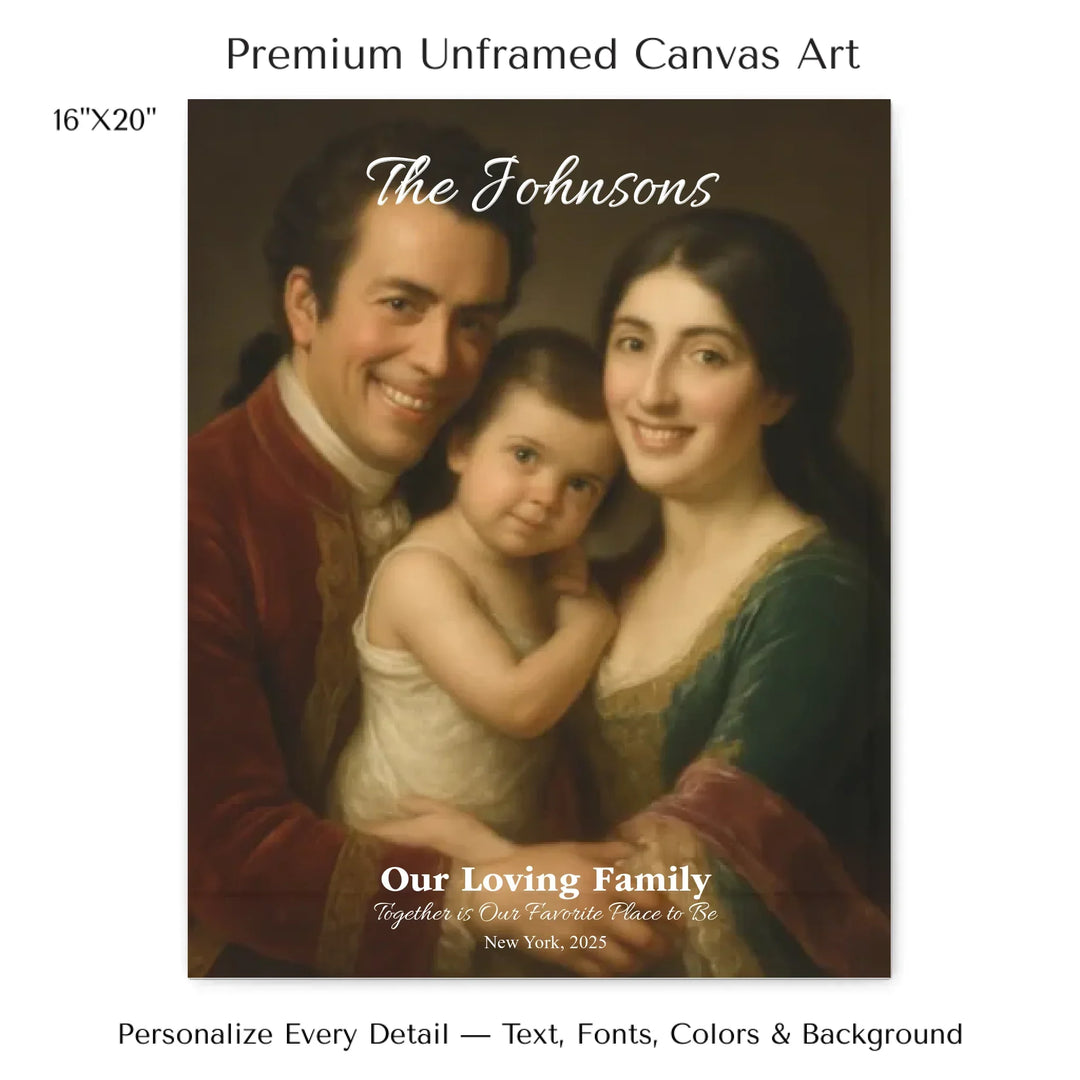 Personalized star map wall art with customizable background, title, names, date, location, and coordinates - 16x20 stretched canvas-ARTFULANE