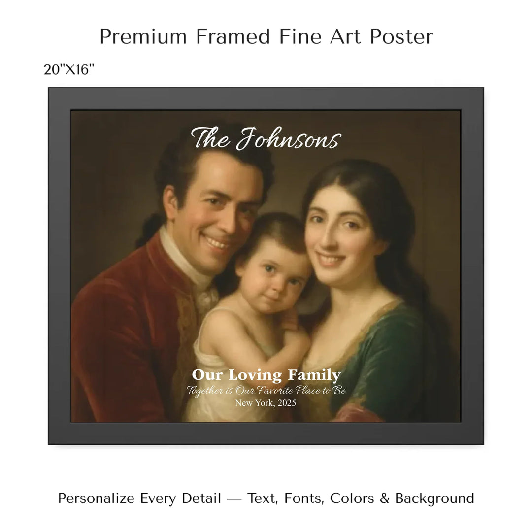 Personalized star map wall art with customizable background, title, names, date, location, and coordinates - 20x16 framed poster-ARTFULANE