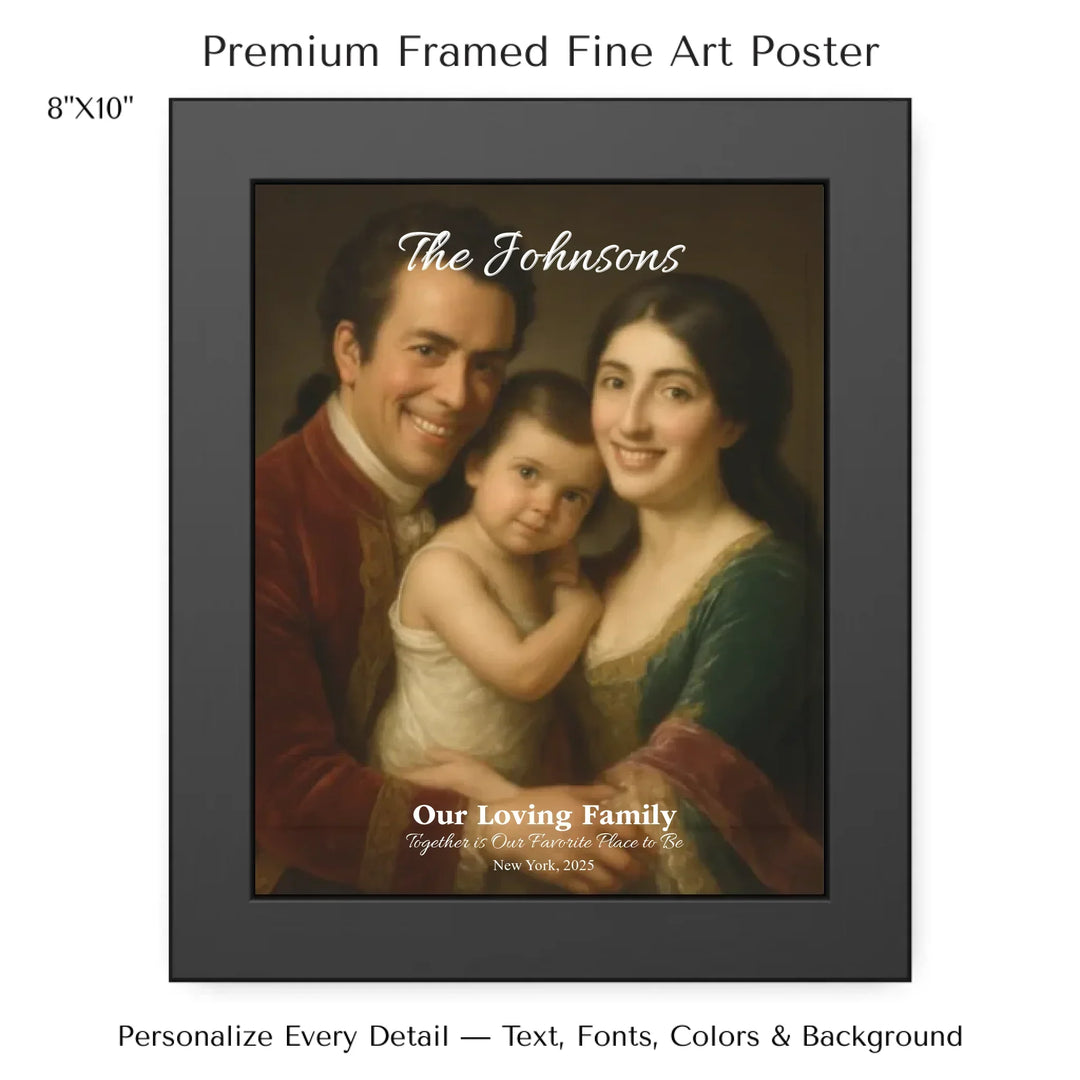 Personalized star map wall art with customizable background, title, names, date, location, and coordinates - 8x10 framed poster-ARTFULANE