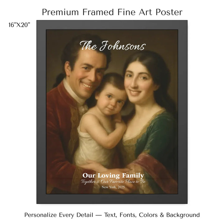 Personalized star map wall art with customizable background, title, names, date, location, and coordinates - 16x20 framed poster-ARTFULANE