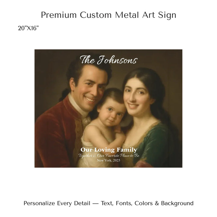 Personalized star map wall art with customizable background, title, names, date, location, and coordinates - 20x16 metal art sign-ARTFULANE