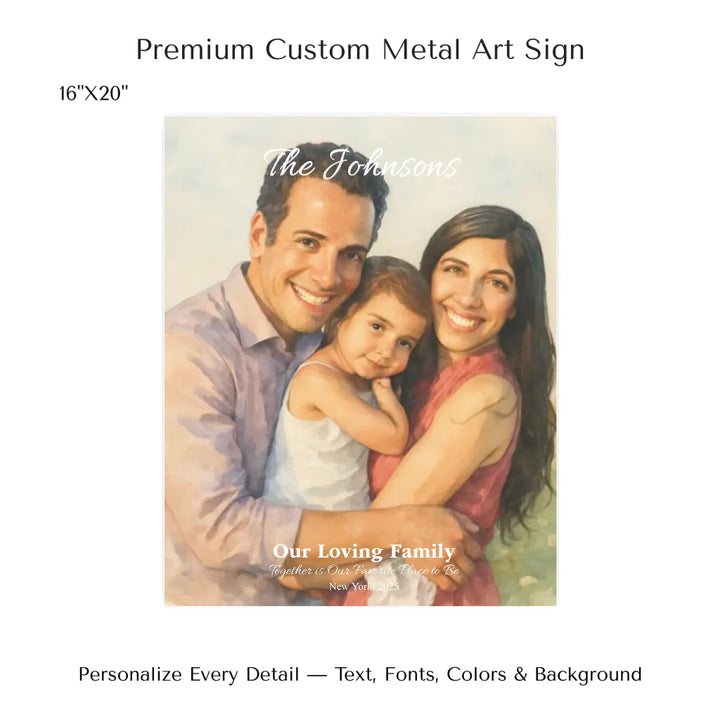 Personalized star map wall art with customizable background, title, names, date, location, and coordinates - 16x20 metal art sign-ARTFULANE