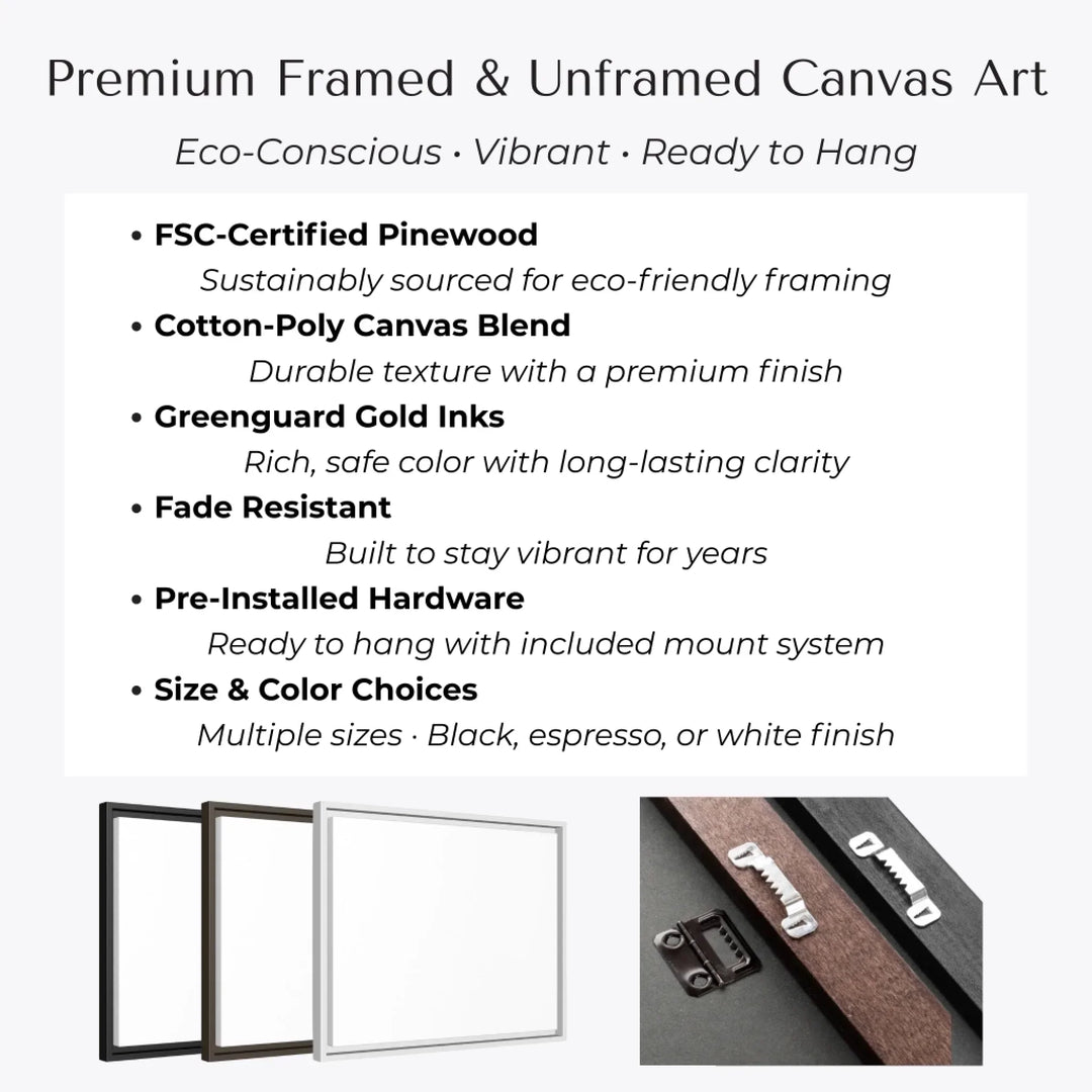 framed and unframed canvas features-ARTFULANE