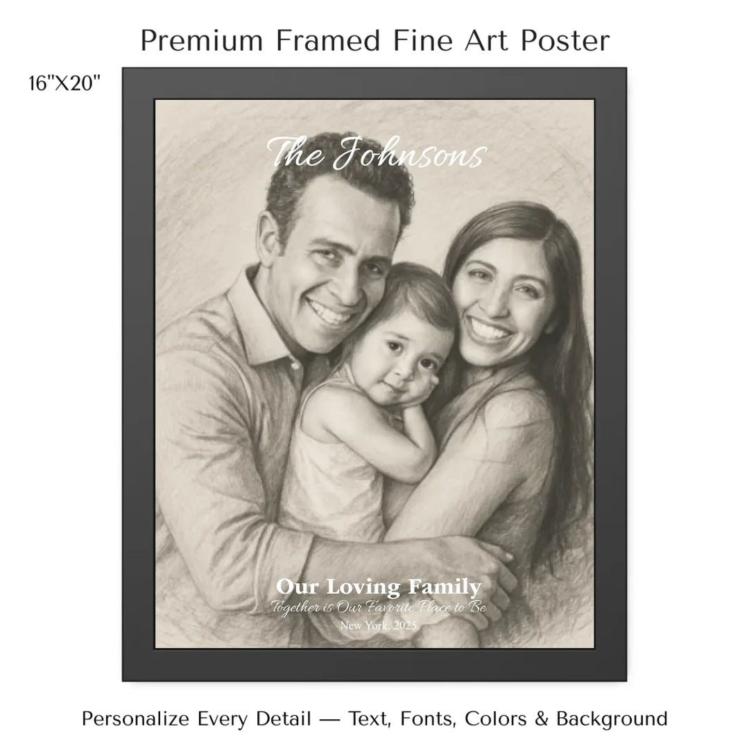 Personalized star map wall art with customizable background, title, names, date, location, and coordinates - 16x20 framed poster-ARTFULANE