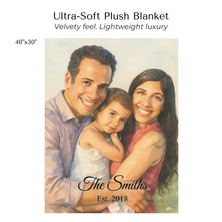 Create-Your-Custom-Watercolor-Birth-Month-Flower-Garden-velveteen-Blanket-40x30-artfulane