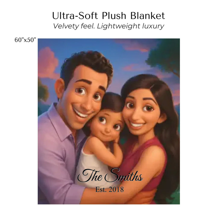 Create-Your-Custom-Watercolor-Birth-Month-Flower-Garden-Blanket-50x60-artfulane