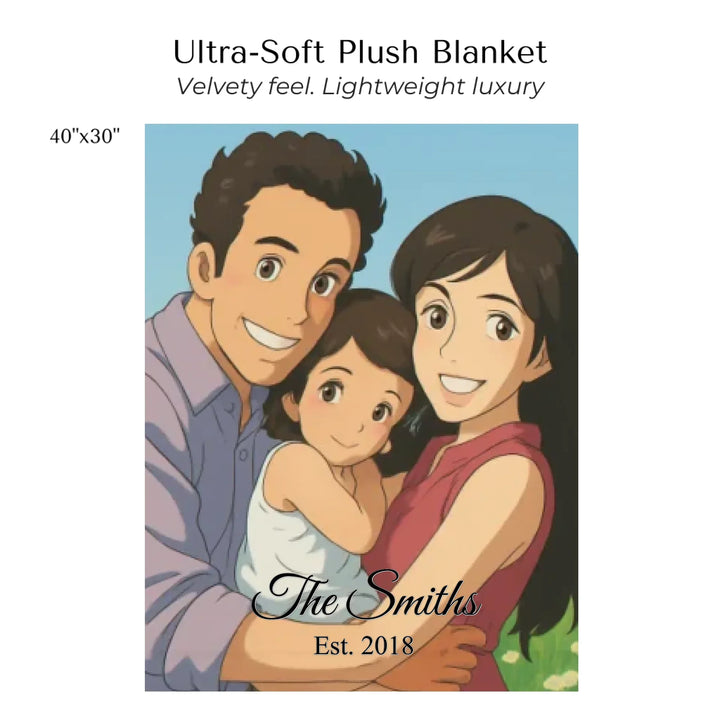 Create-Your-Custom-Watercolor-Birth-Month-Flower-Garden-velveteen-Blanket-40x30-artfulane