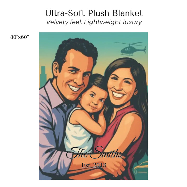 Create-Your-Custom-Watercolor-Birth-Month-Flower-Garden-velveteen-Blanket-80x60-artfulane