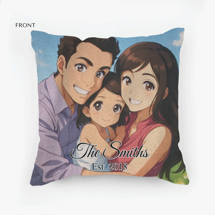 Custom Anime Photo Pillows - Throw, Suede, Lumbar, Woven & Outdoor Pillows