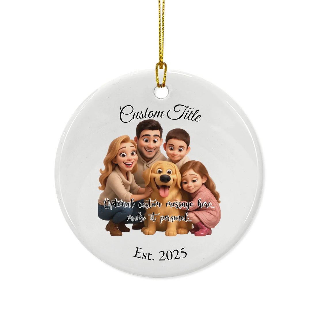 Custom 3D Animation Photo Ornament