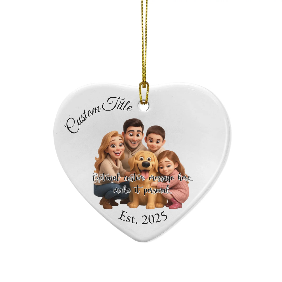 Custom 3D Animation Photo Ornament