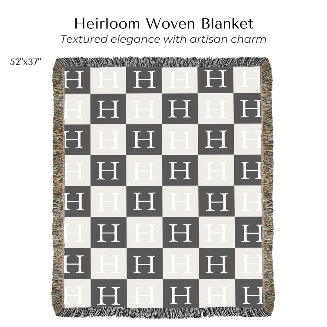 Heirloom Woven Blanket 52"x37"-ARTFULANE