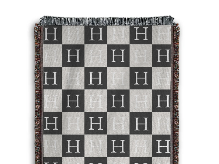 Heirloom Woven Blanket Closeup Texture-ARTFULANE