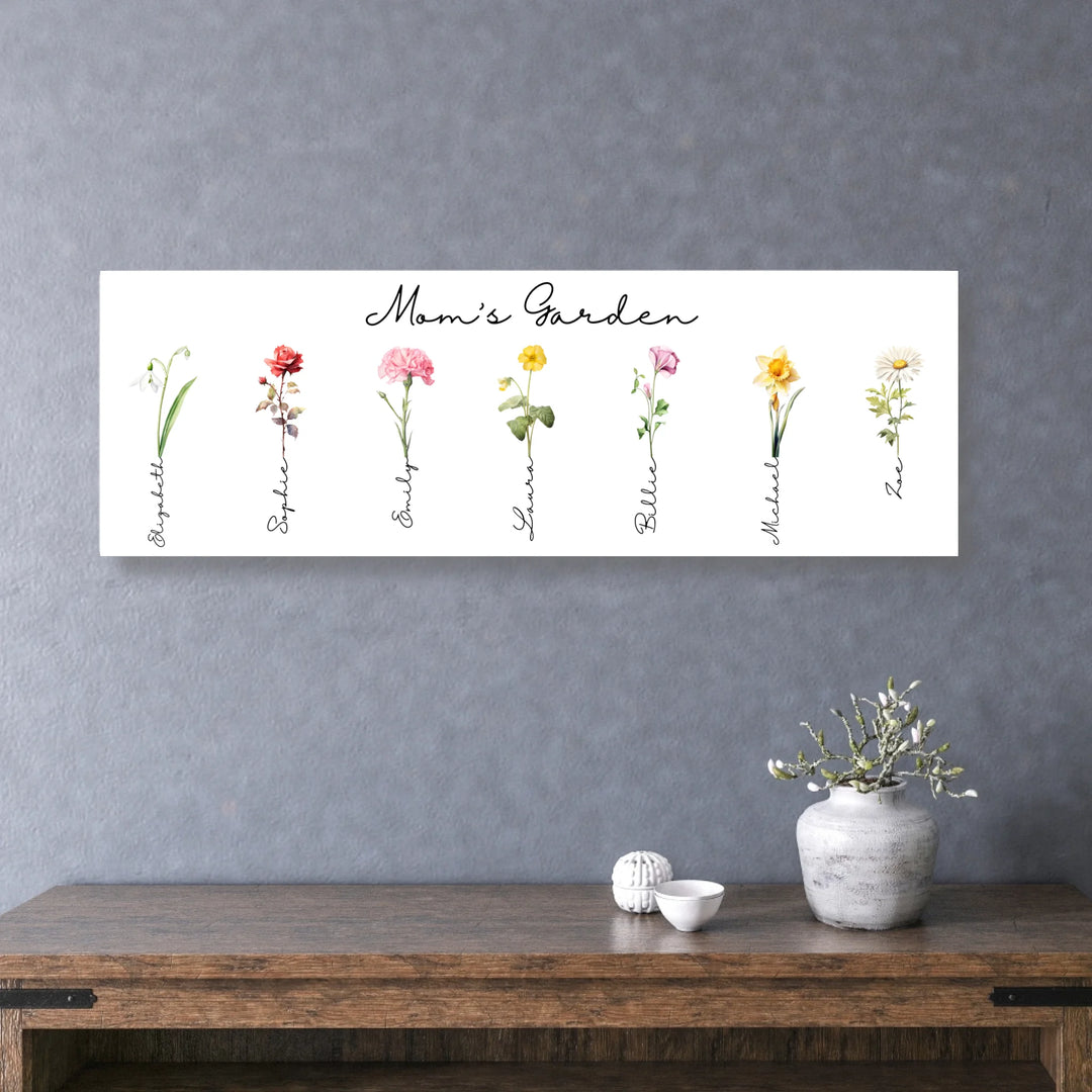 unframed stretched horizontal canvas on wall-ARTFULANE